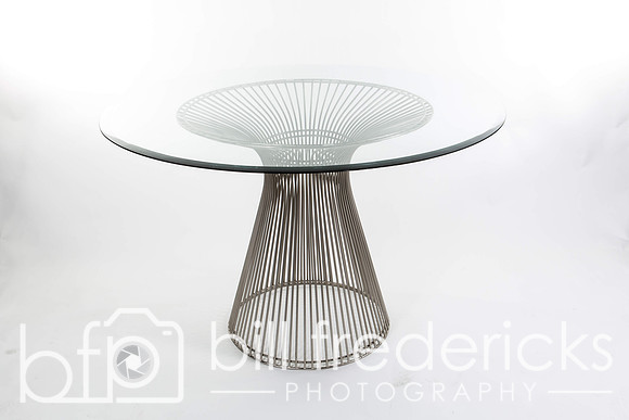Product Shot - Glass Table